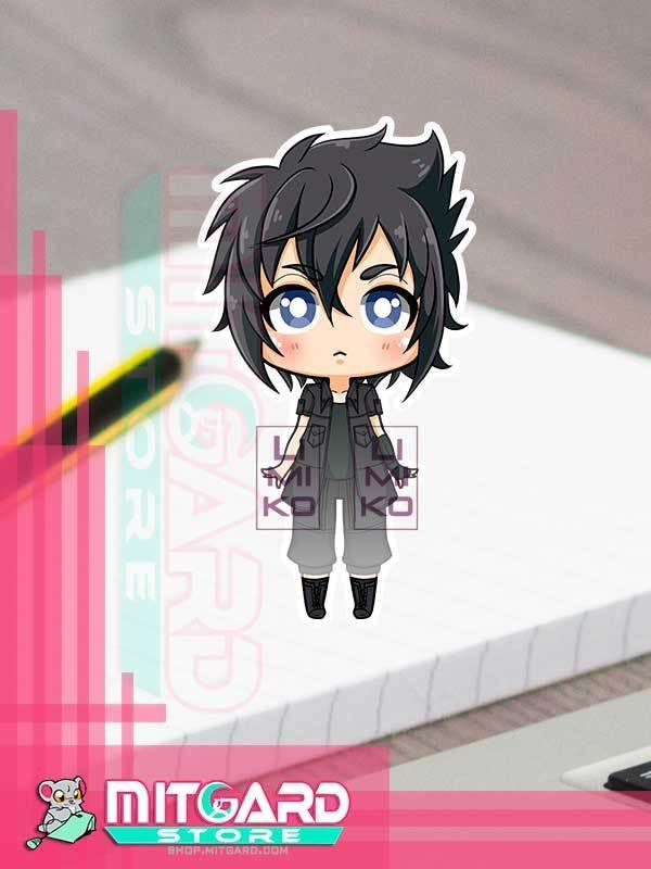 FINAL FANTASY XV Noctis Lucis Sticker vinil adhesive anime by Limiko’s Art - 1